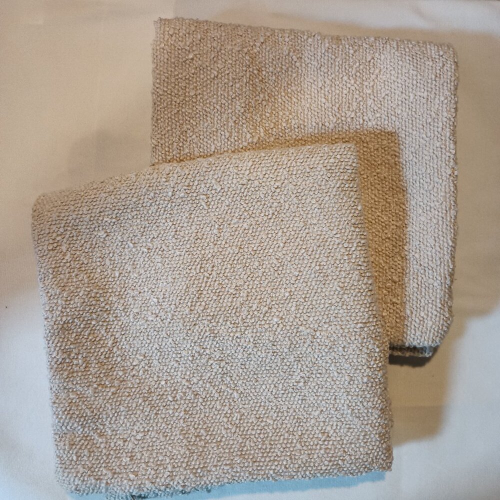 Pillow Covers 17 x 17.5 Foindtower Color Neutral Ivory Set of 2